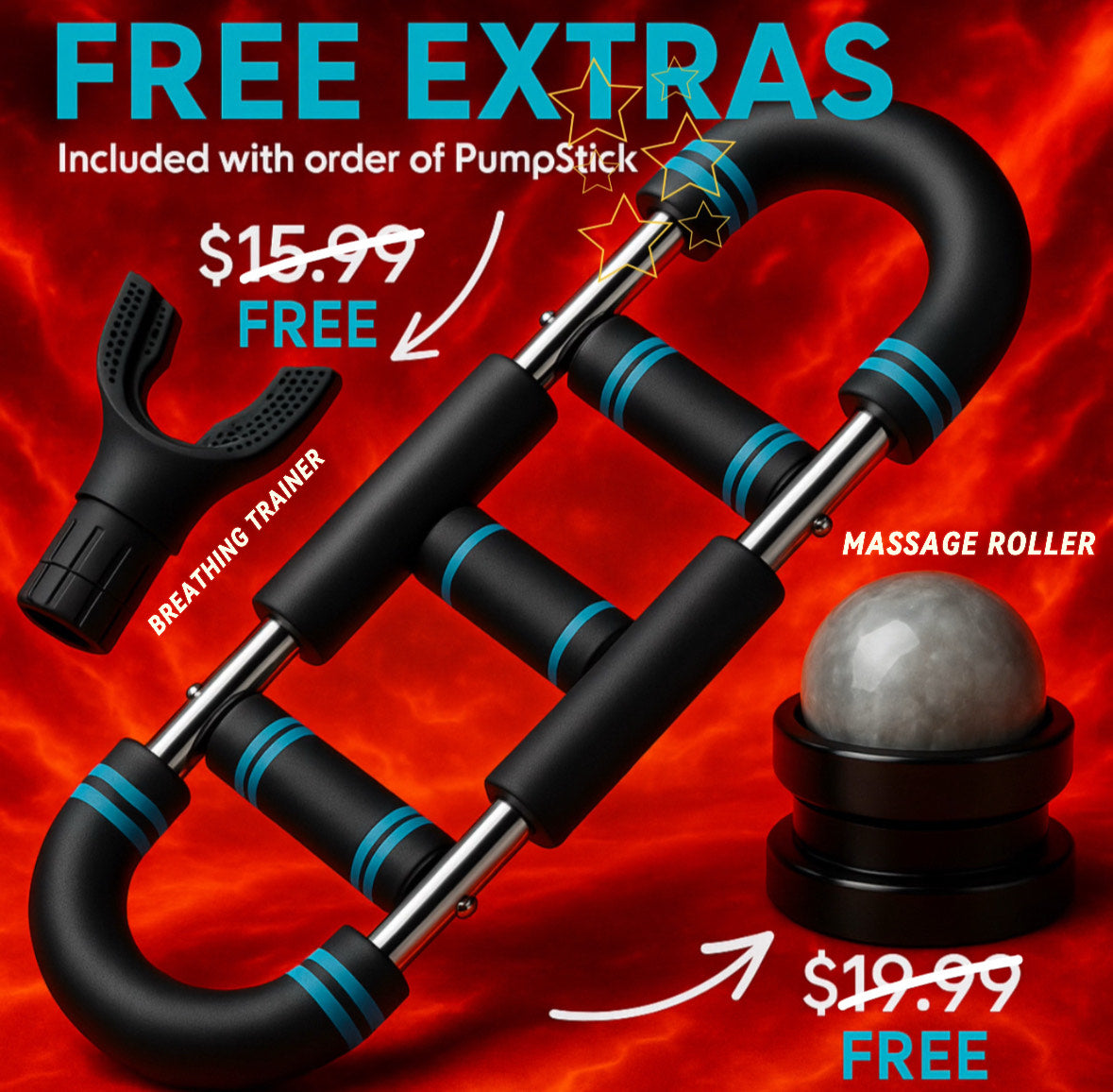 PumpStick™ Muscle Flex Trainer, Build the Upper Body And Lower!