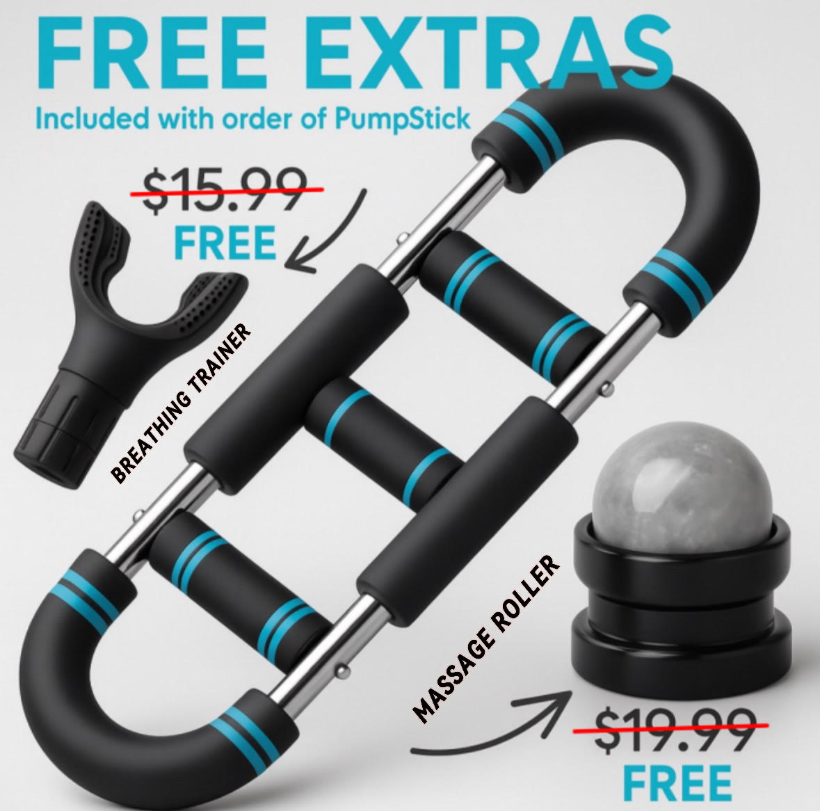PumpStick™ Muscle Flex Trainer, Build the Upper Body And Lower!